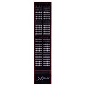 XQ max dartmåtte tæppe 285 x 80 cm rød